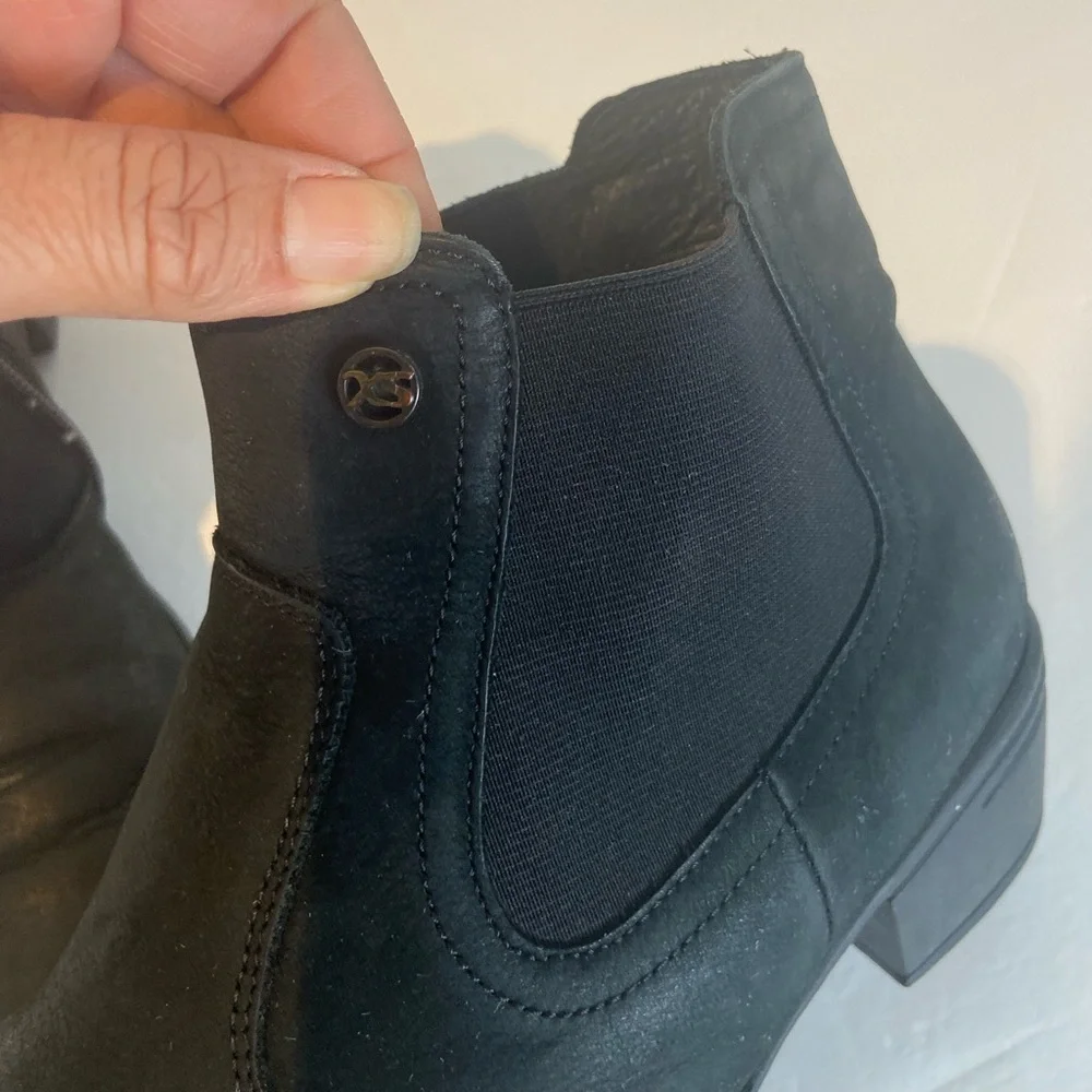 Hartjes XS Women's Ankle Boots Size UK 5 US Size 7 Suede Color Black Boho Flex